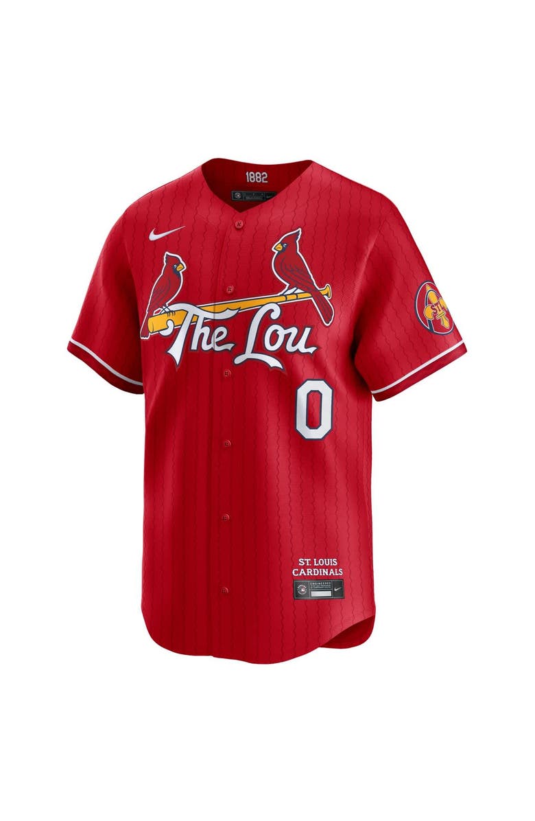 Nike Men's Nike Masyn Winn Red St. Louis Cardinals City Connect Limited Jersey, Alternate, color, Red