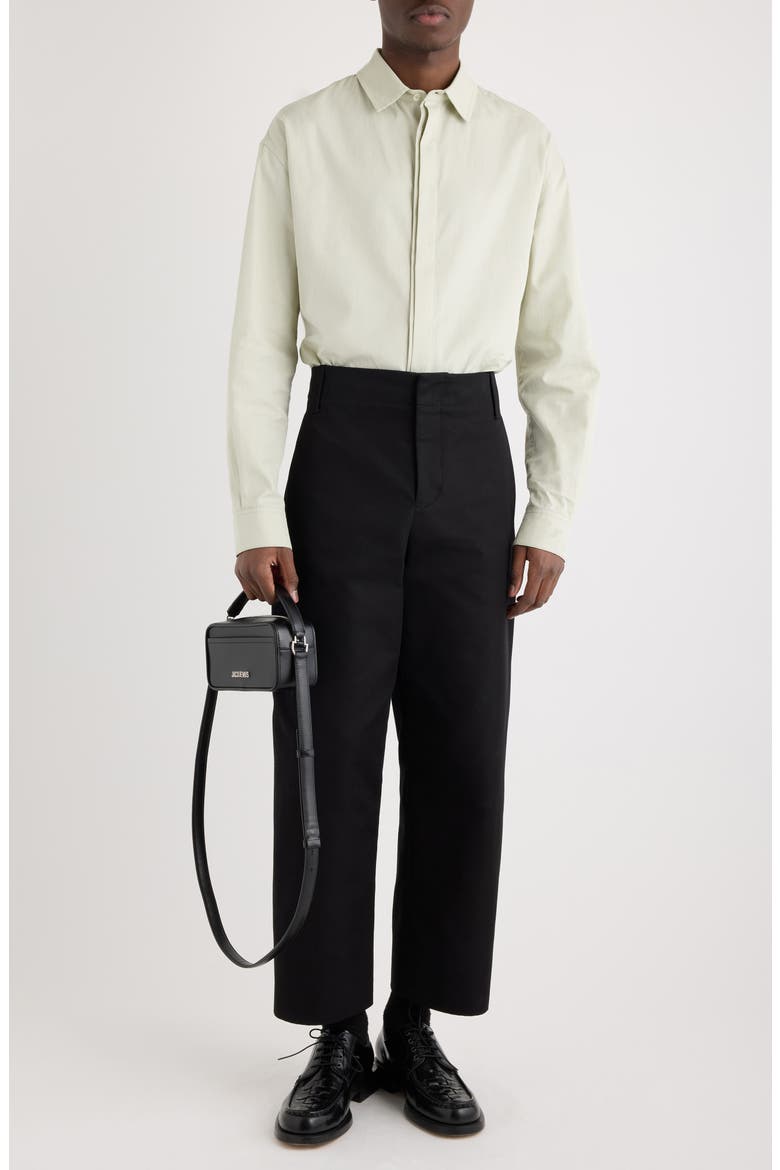La Chemise Simon Button-Up Shirt, Alternate, color, LIGHT GREEN