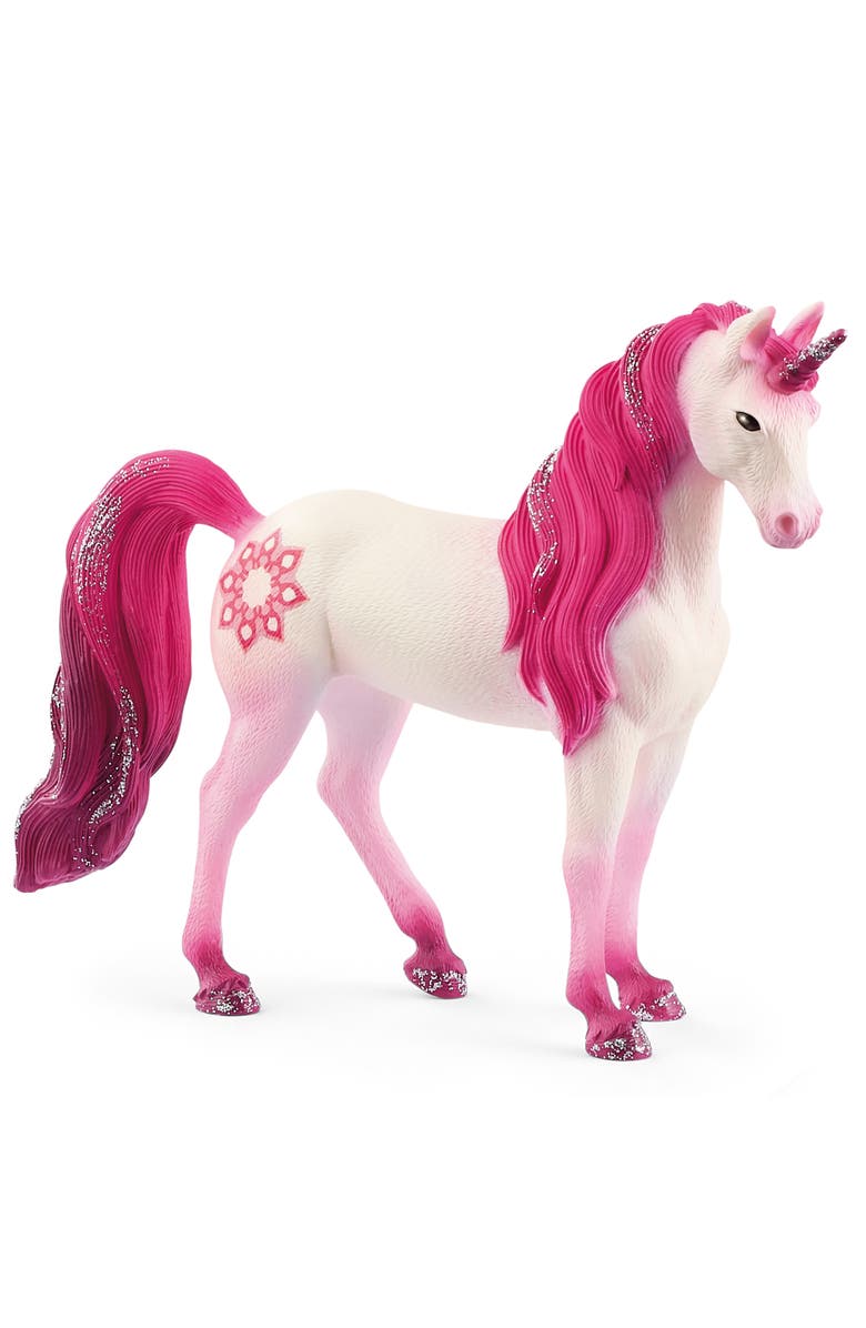 Schleich Bayala Mandala Unicorn Mare, Collectible Toy Figure, Kids Ages 5+, Main, color, Multicolored