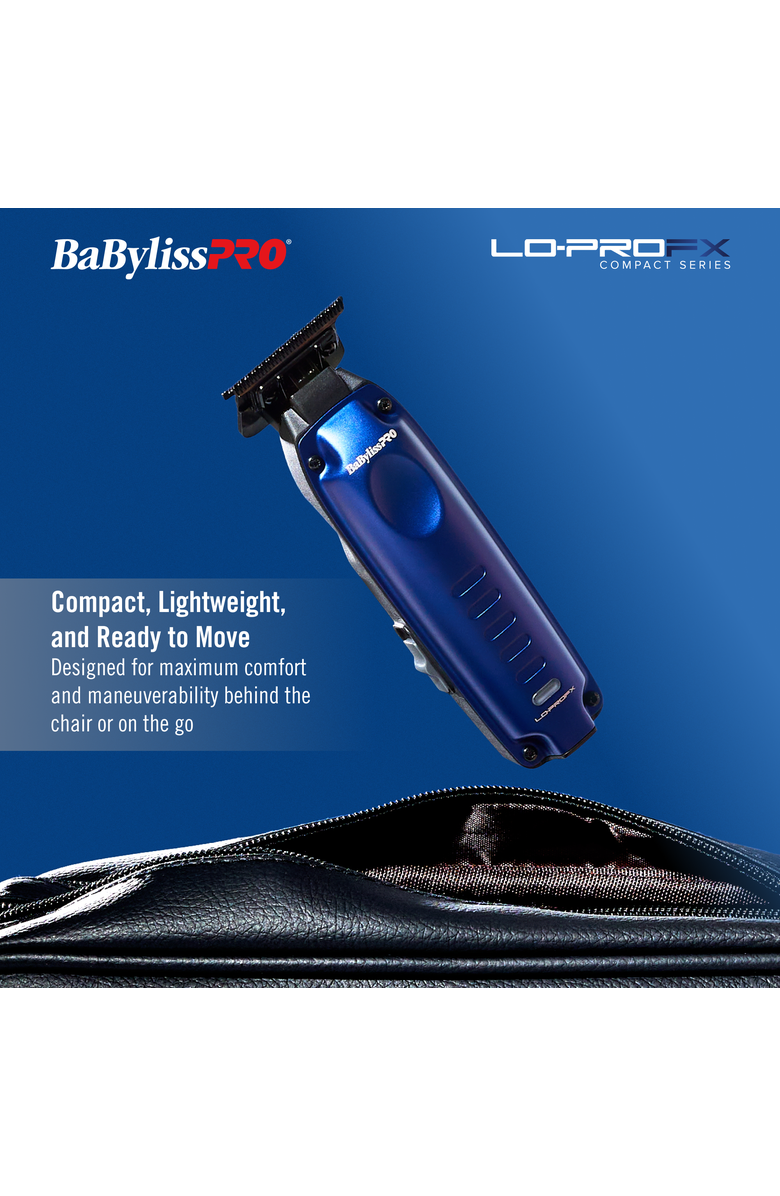 BaBylissPRO LO-PROFX Compact Series Trimmer, Alternate, color, Blue