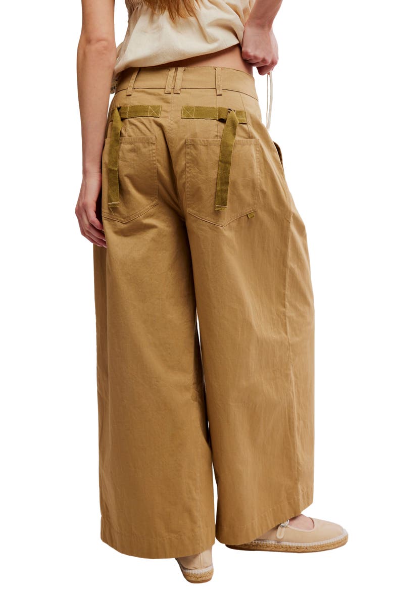 Silverlake Wide Leg Chino Pants, Alternate, color, DILL SEED