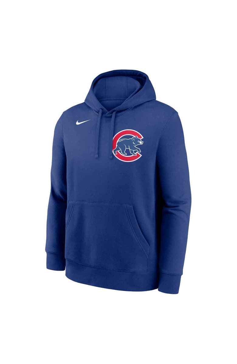 Nike Men's Nike Pete Crow-Armstrong Royal Chicago Cubs Player Name & Number Club Fleece Pullover Hoodie, Alternate, color, Royal