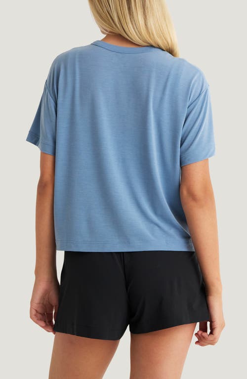 Free Fly Elevate Boxy T-shirt In Blue