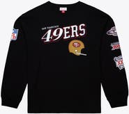 Mitchell & Ness Men's Mitchell & Ness Black San Francisco 49ers Big & Tall Training Camp Long Sleeve T-Shirt