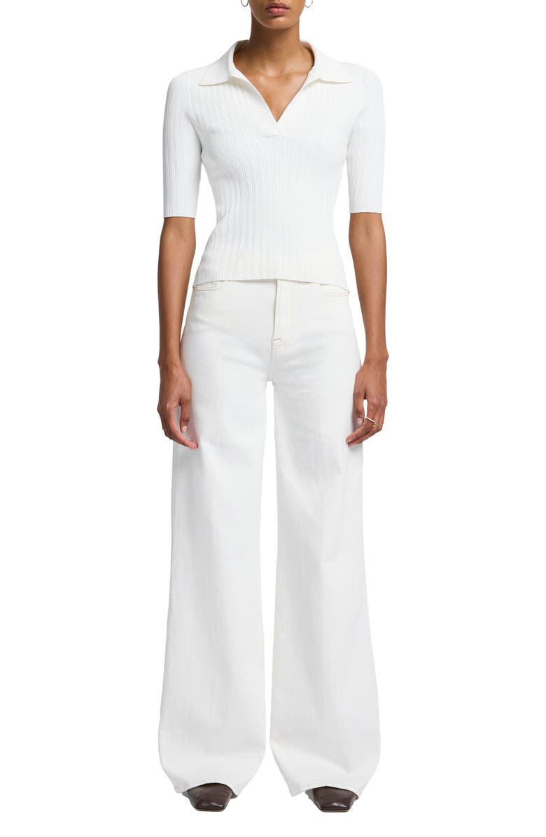 7 For All Mankind Lotta High Waist Wide Leg Jeans, Alternate, color, 