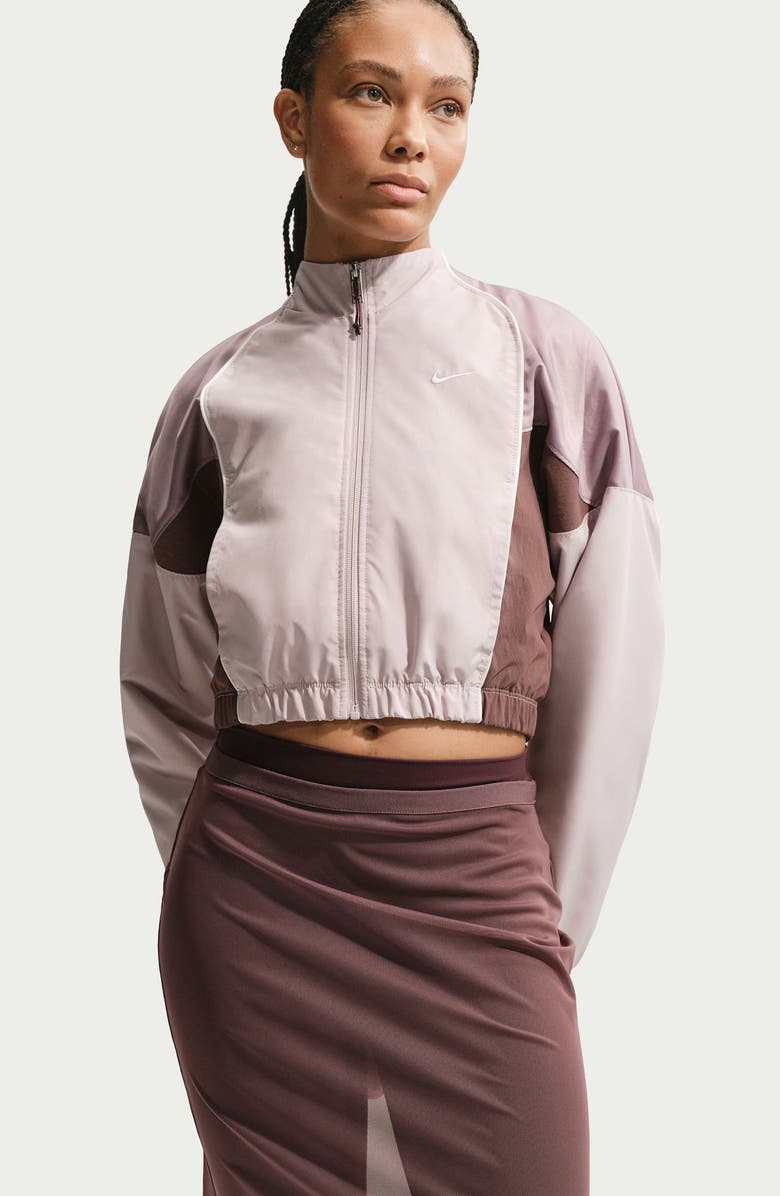 Nike Sportswear Slim Fit Sheer Skirt, Alternate, color, Tattoo/ Sail