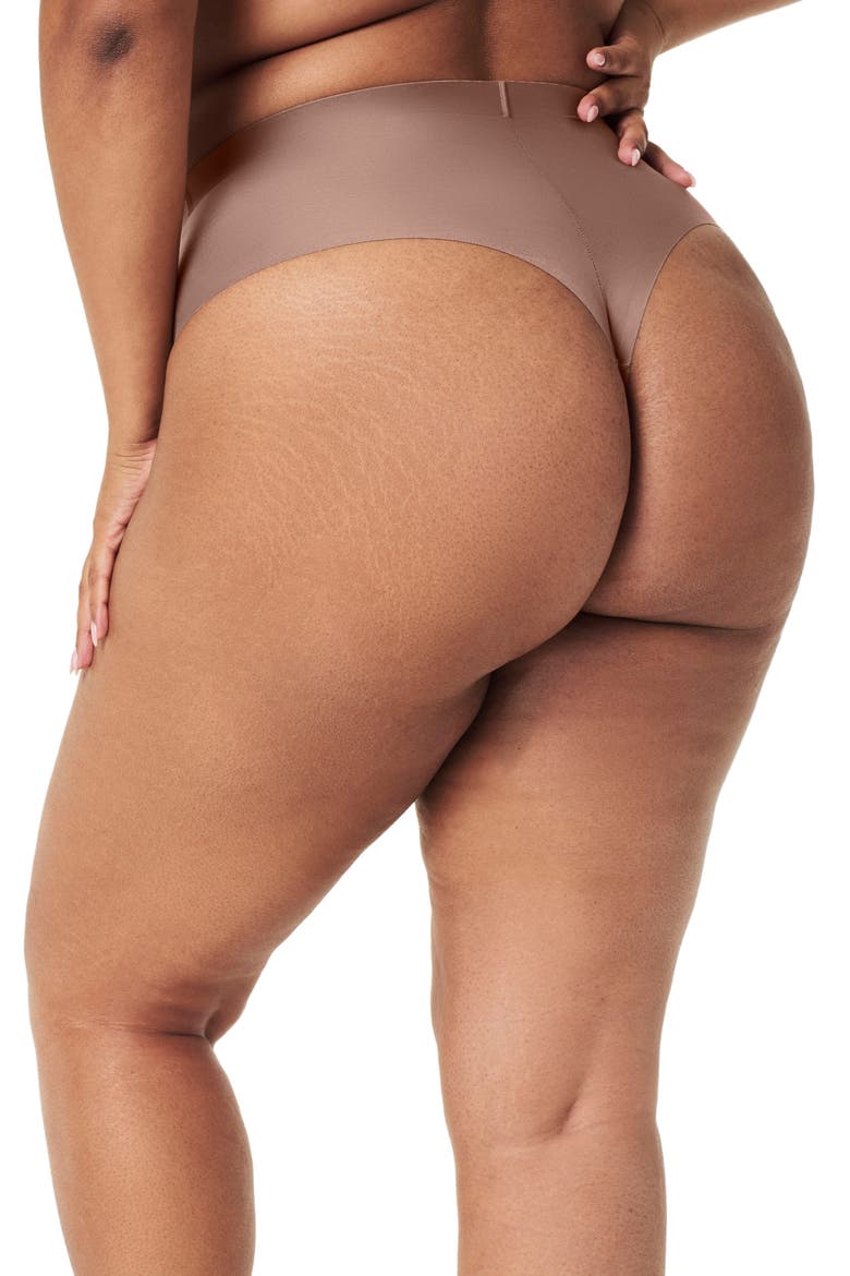 SPANXshape™ Sheer Control Thong, Alternate, color, CAFE AU LAIT