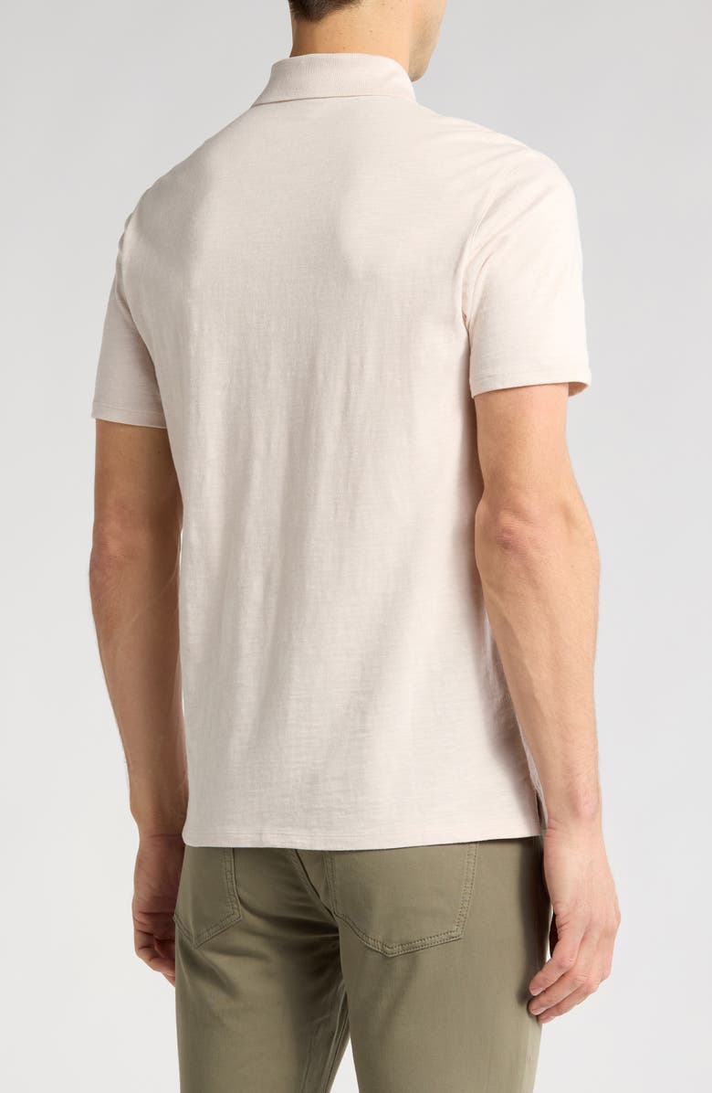 Short Sleeve Slub Polo