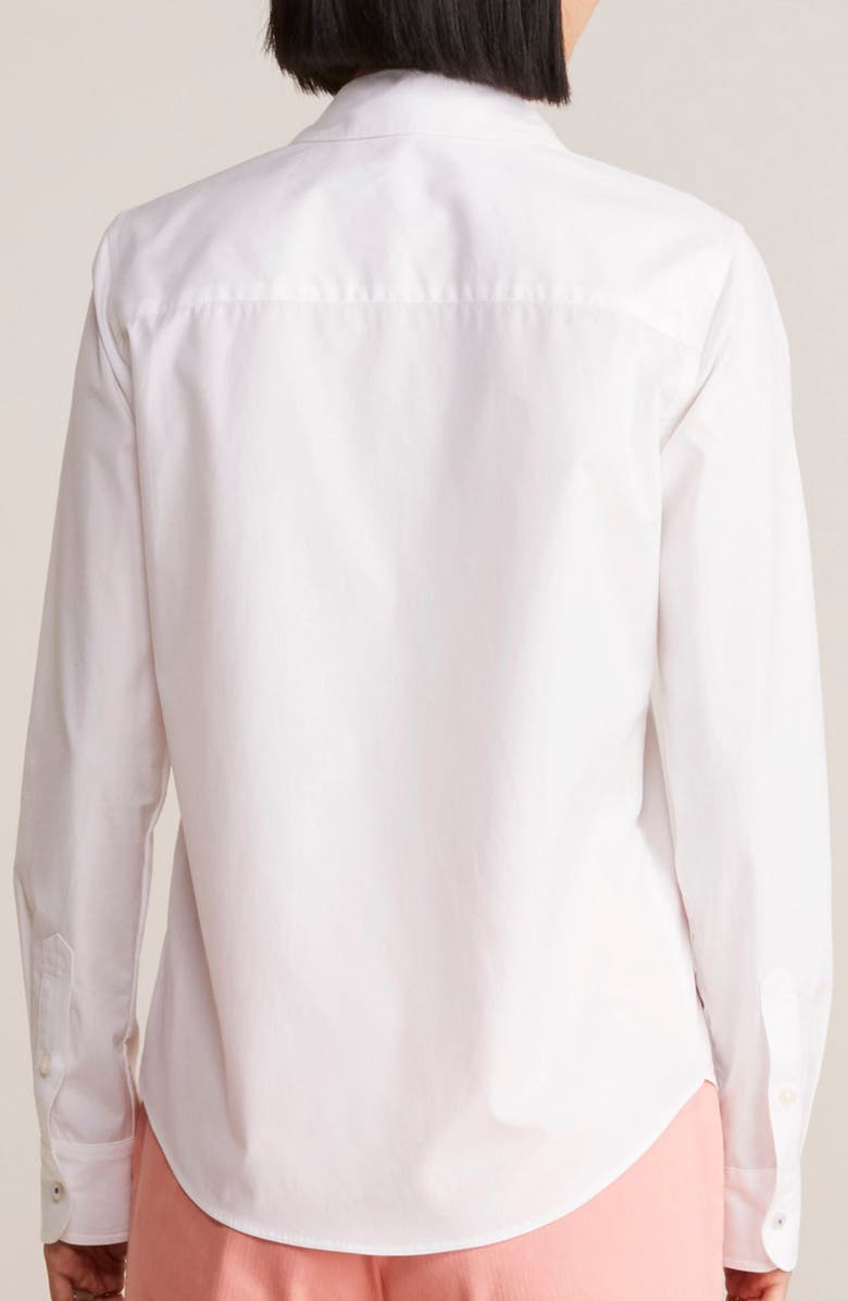 vineyard vines Stretch Cotton Button-Up Shirt, Alternate, color, White Cap