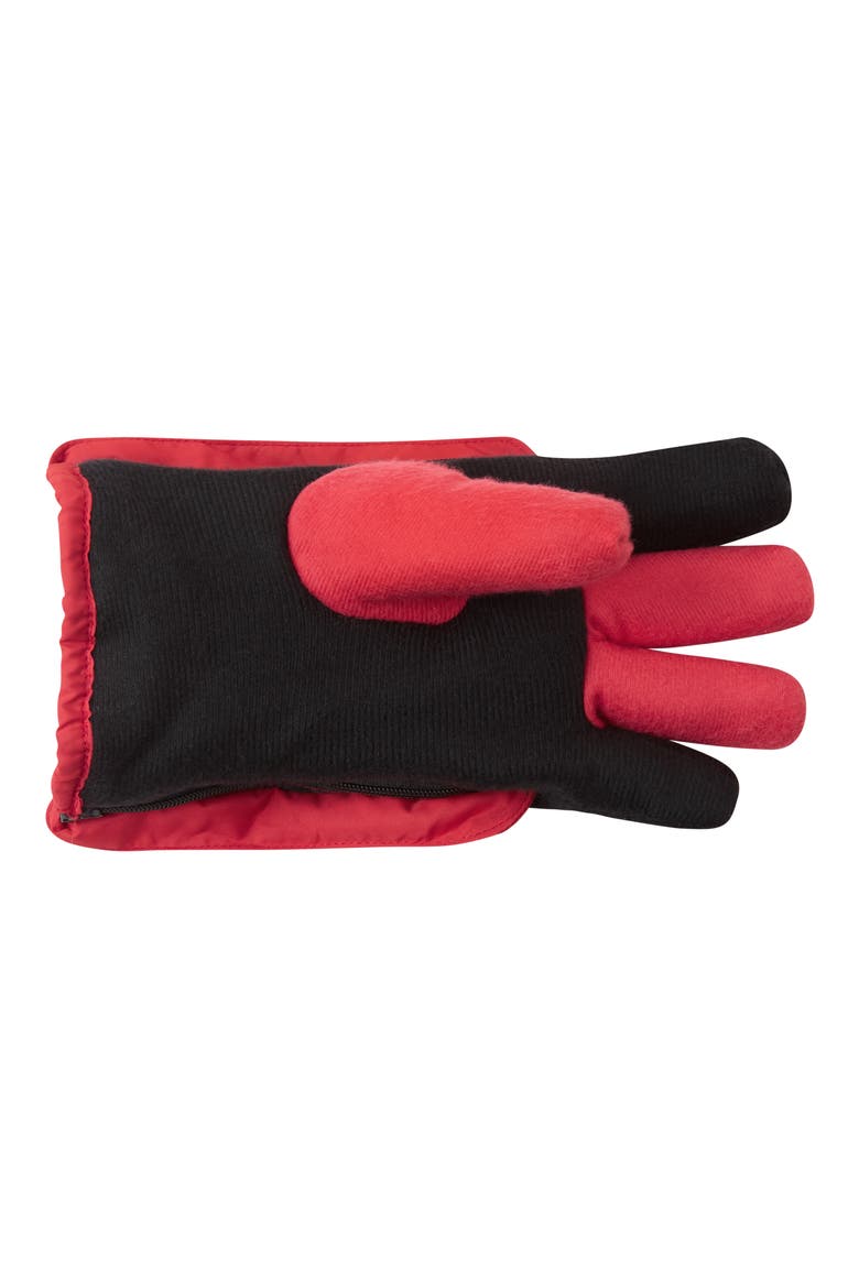 Kids' Zip Gloves, Alternate, color, RED