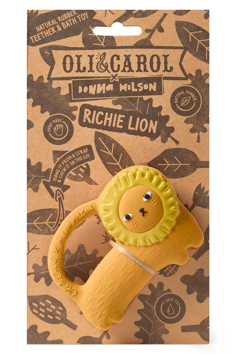 x Donna Wilson Richie Lion Teething Toy, Alternate, color, NO COLOR