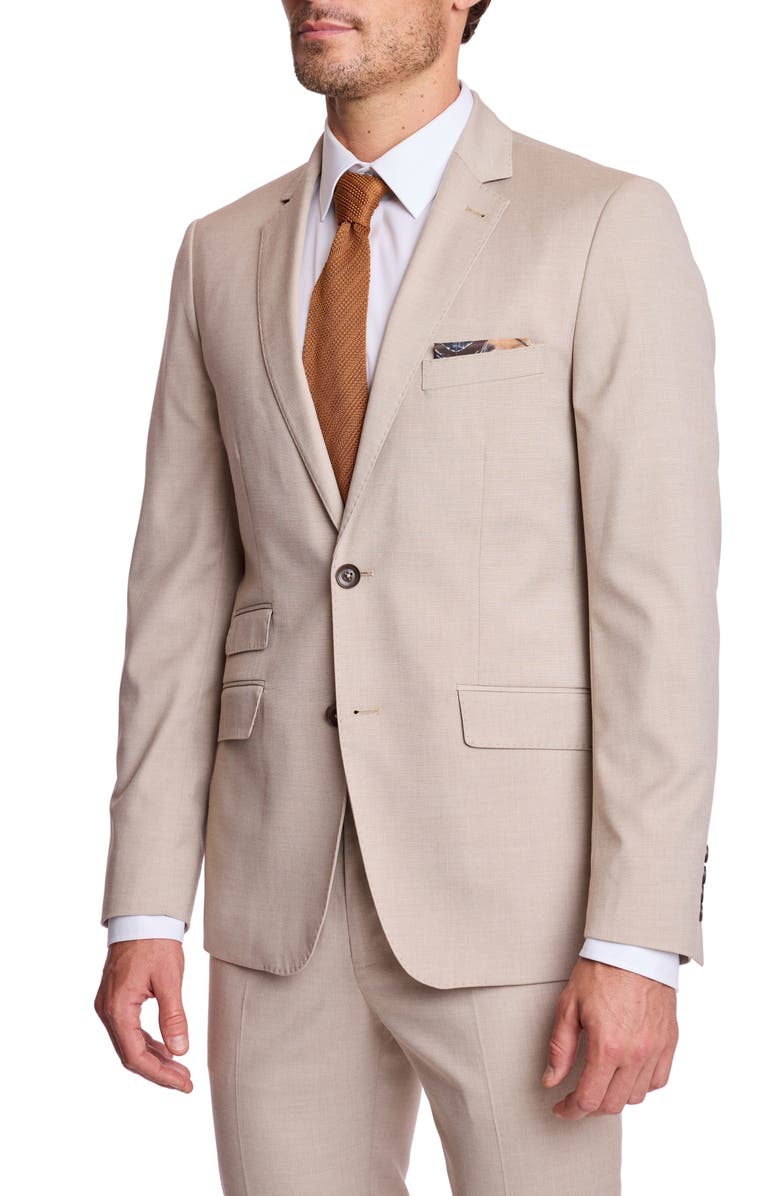 PAISLEY & GRAY Dover Slim Fit Sport Coat, Alternate, color, Putty Beige