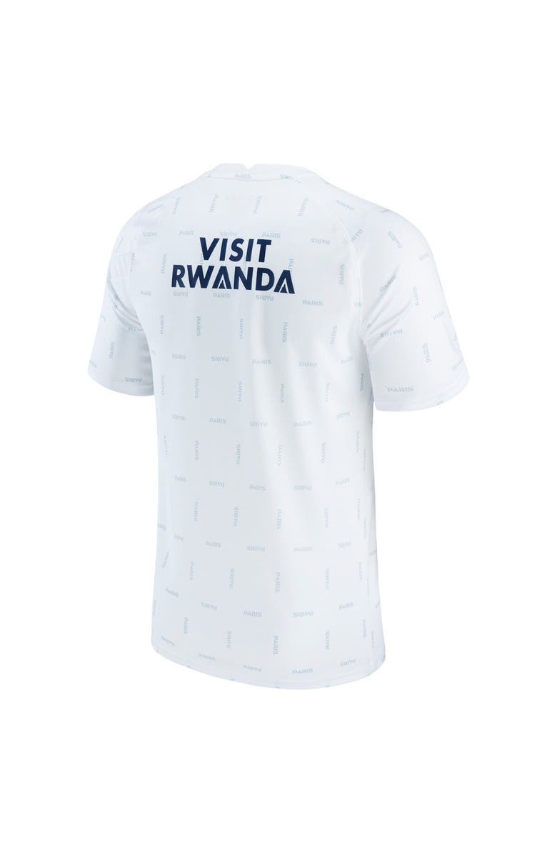 Jordan Brand Men's Jordan Brand White Paris Saint-Germain 2021/2022 Pre-Match Performance Top, Alternate, color, 