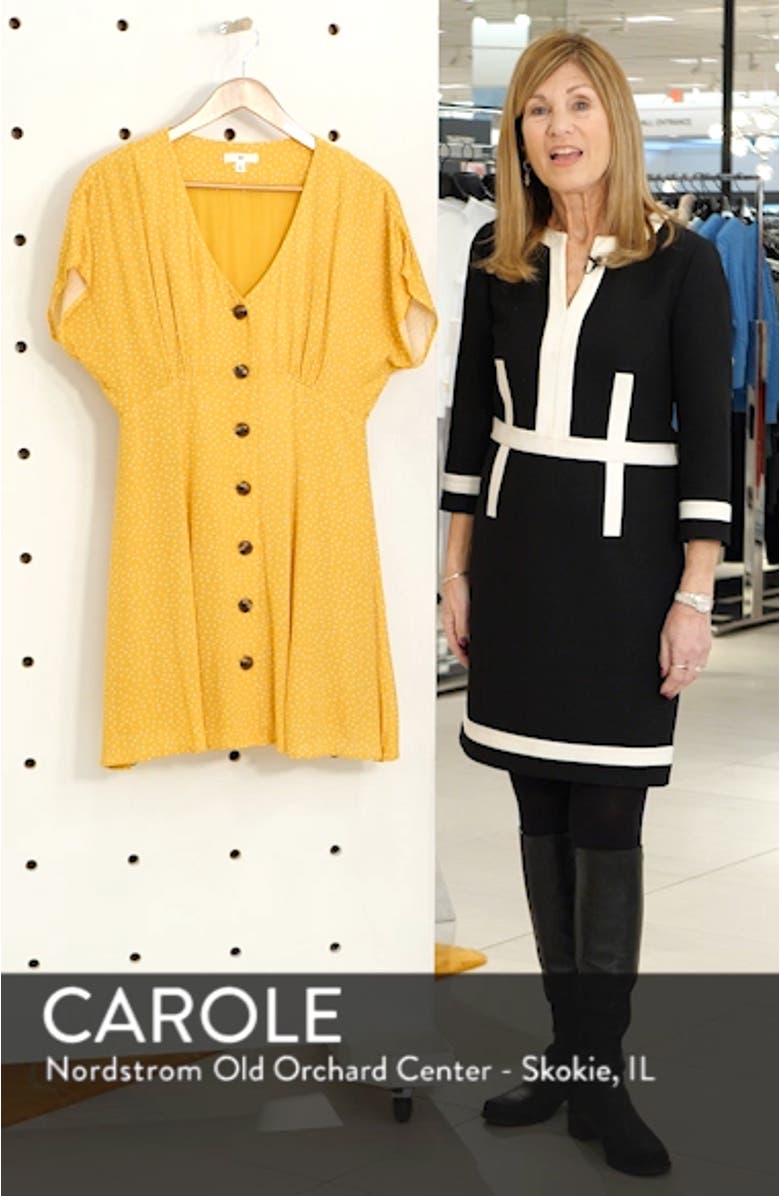 Button Front Prairie Minidress, sales video thumbnail