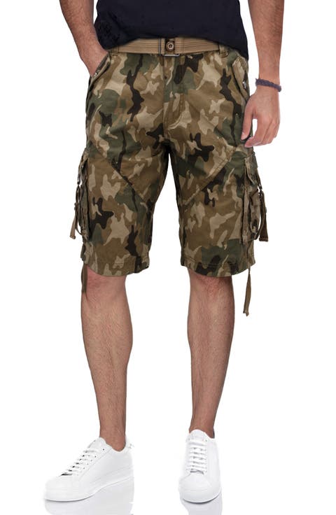 Belted Cargo Shorts