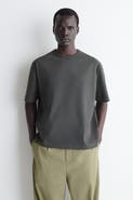 COS Relaxed Garment-washed Cotton T-shirt