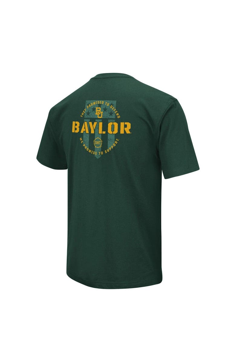COLOSSEUM Men's Colosseum Green Baylor Bears OHT Military Appreciation T-Shirt, Alternate, color, Green