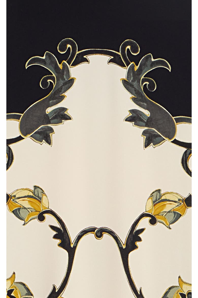 Halle Dress Placée, Alternate, color, Buttercup Placée Black