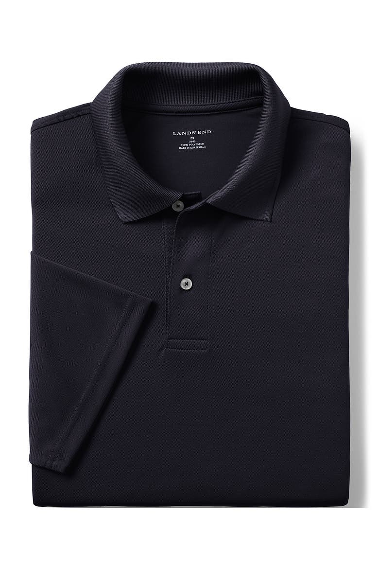 Short Sleeve Polyester Polo, Alternate, color, True Blue