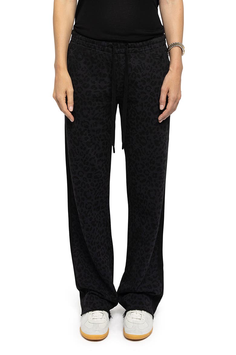Chilloh Animalier Sweatpants, Main, color, CARBONE