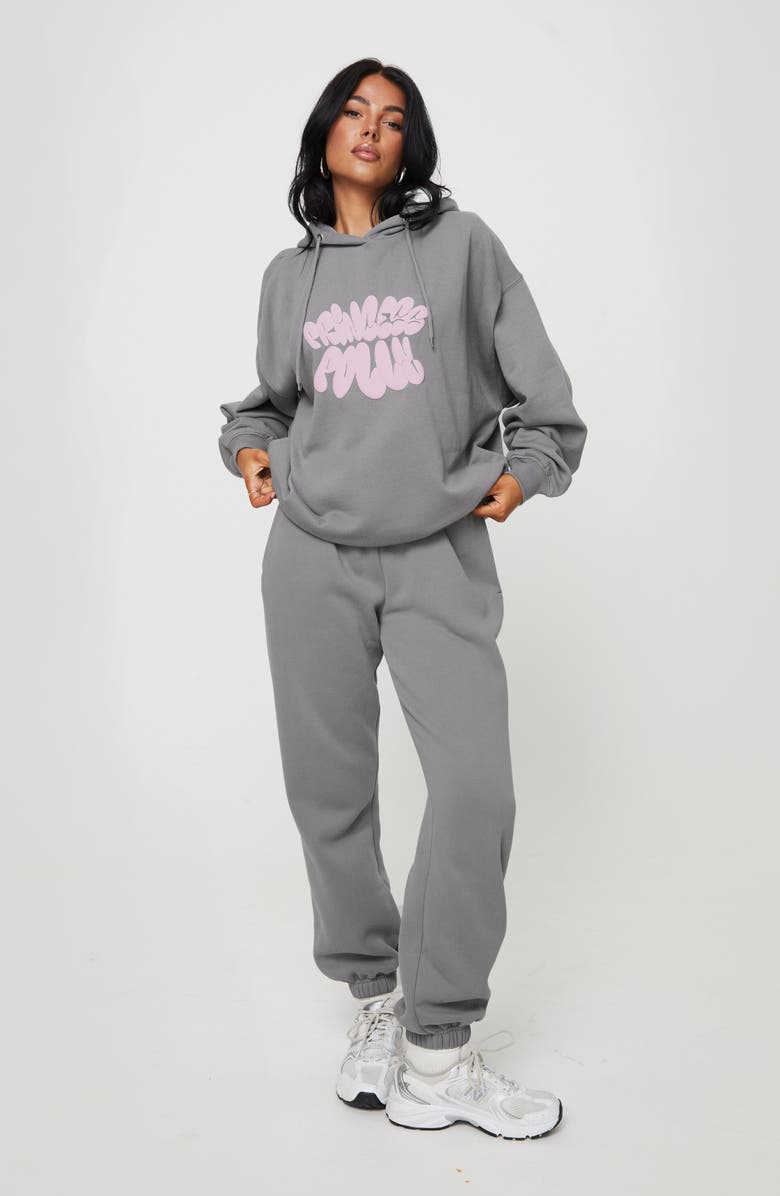 Princess Polly Logo Graphic Hoodie, Alternate, color, 