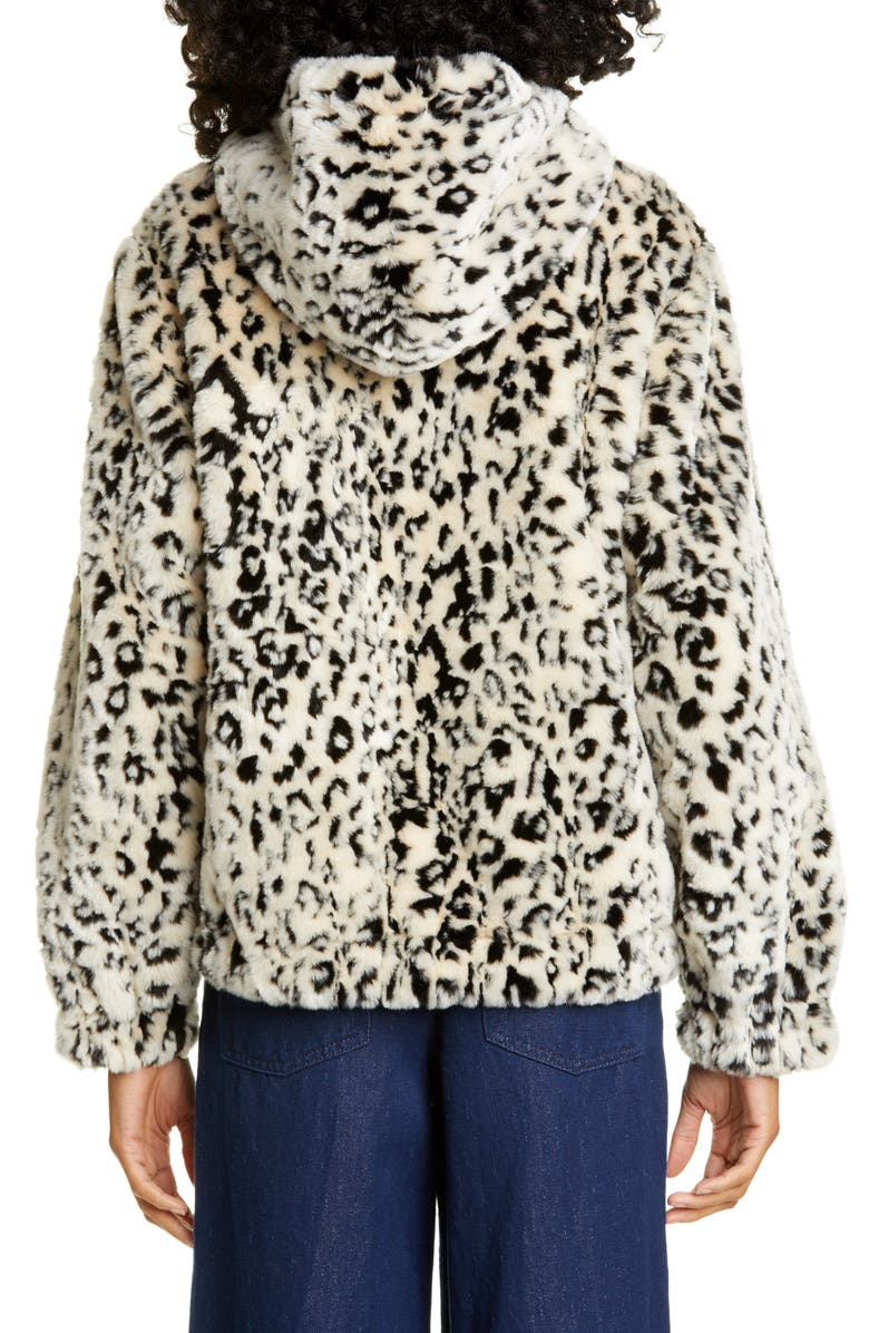 La Vie Rebecca Taylor Faux Fur Bomber Jacket, Alternate, color,
