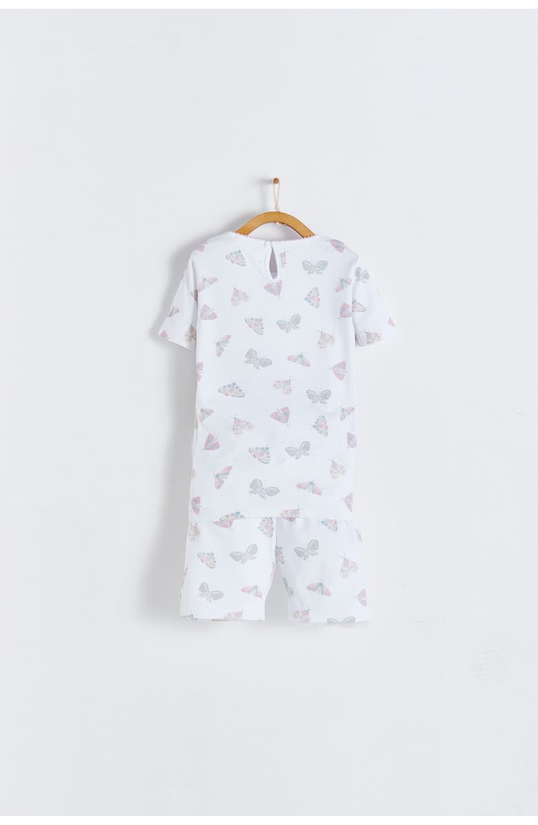 Babycottons Premium Peruvian Pima Cotton Lisa Short Tee & Pants Pajama Set for Toddler, Alternate, color, 