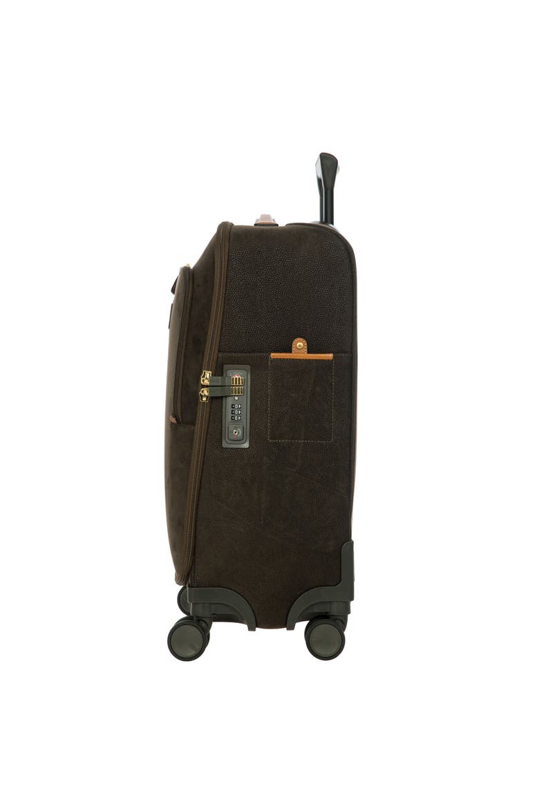 Life Softside 21" Carry On Compound Spinner Luggage, Alternate, color, Olive