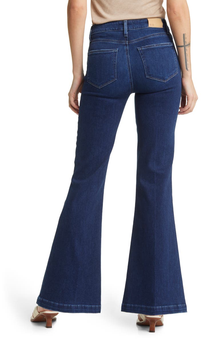 PAIGE Genevieve High Waist Flare Jeans, Alternate, color, 