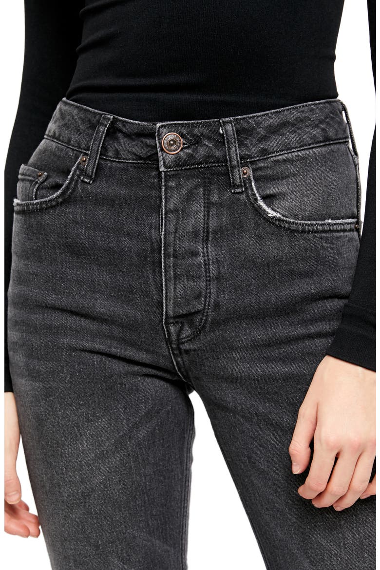 Dillon Ankle Straight Leg Jeans, Alternate, color, BLACK