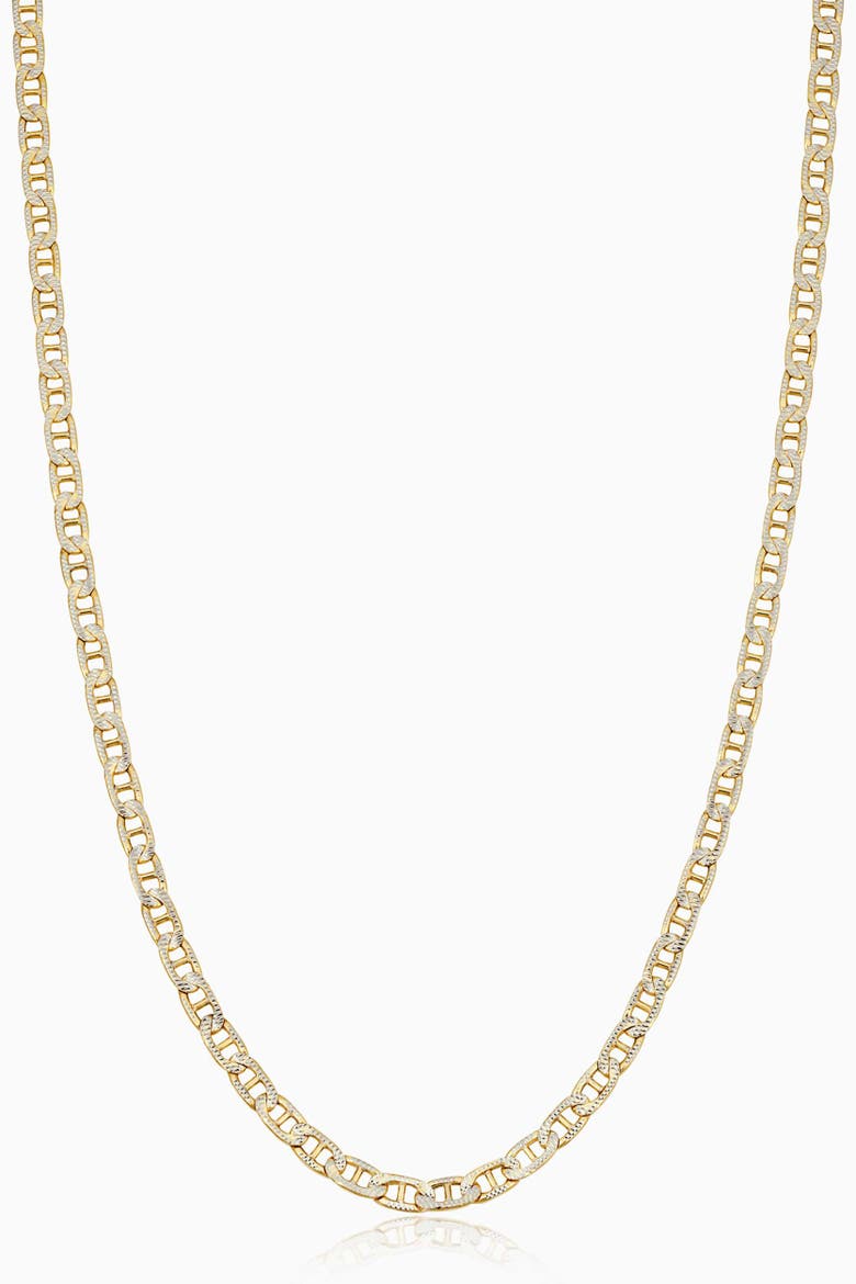 14K Gold Mystic Mariner Pavé Necklace, Main, color, Yellow Gold