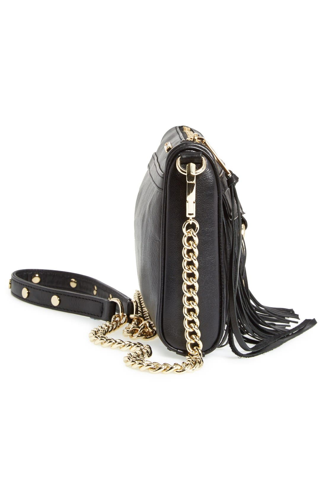 Rebecca Minkoff 'Fringe Mini MAC' Convertible Crossbody Bag, Alternate, color, 