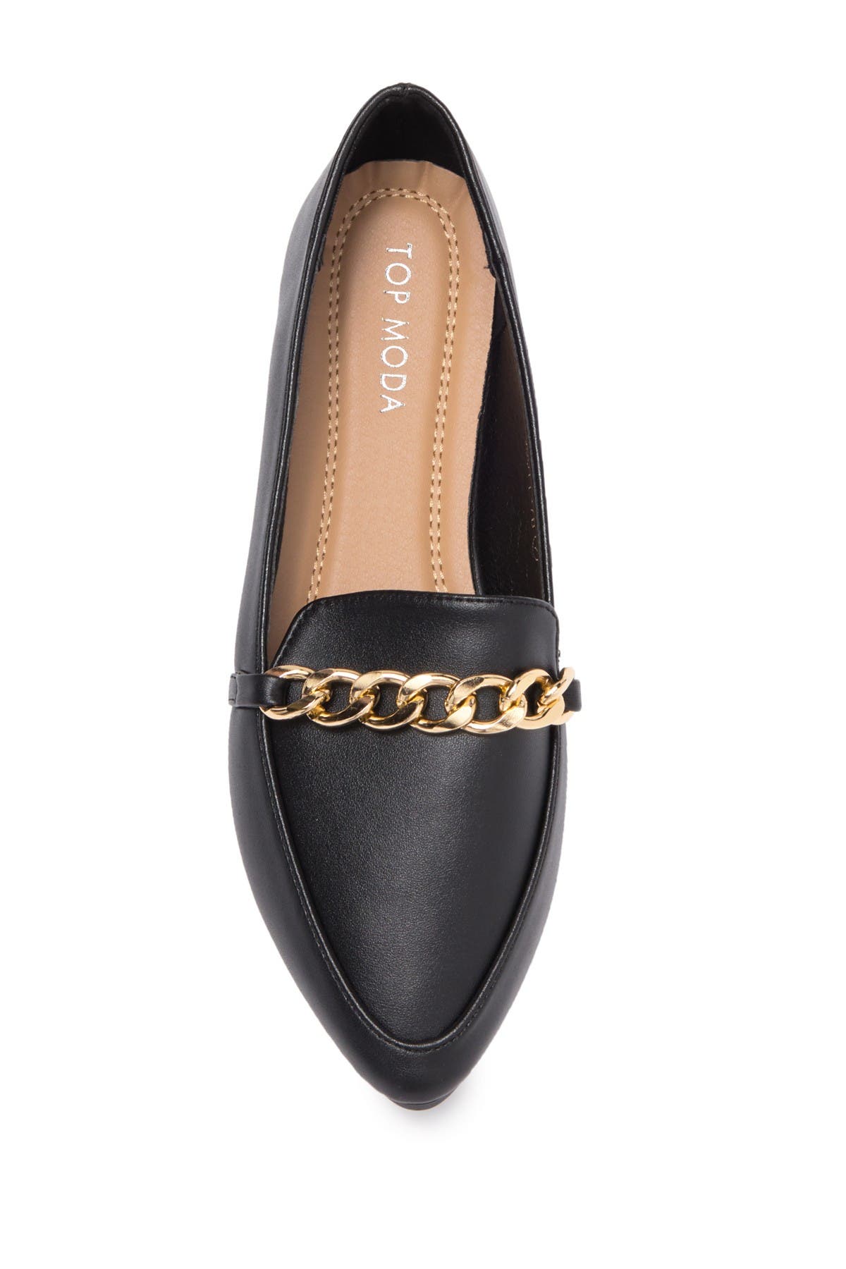 TOP GUY SHOES Scott Metal Bit Pointed Toe Loafer, Alternate, color, 