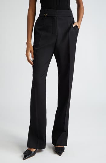 Jacquemus Le Pantalon Tibau Split Hem Wool Pants | Nordstrom