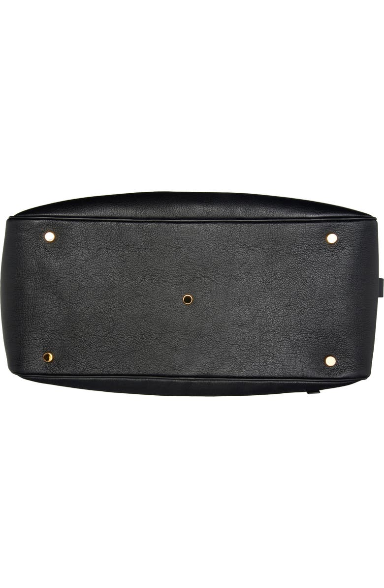 TOM FORD Buckley Leather Duffle Bag, Alternate, color, Black