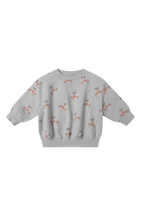 Kids' Relaxed Graphic Fleece Sweatshirt