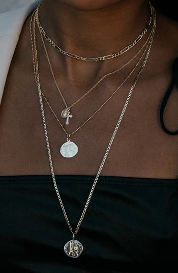 The Hail Mary Dainty Pendant Necklace