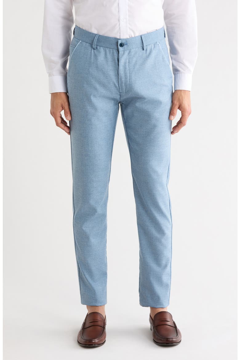 Straight Leg Trousers, Main, color, LIGHT BLUE