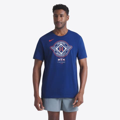 Men's Nike  Navy Houston Astros 2025 City Connect Logo T-Shirt