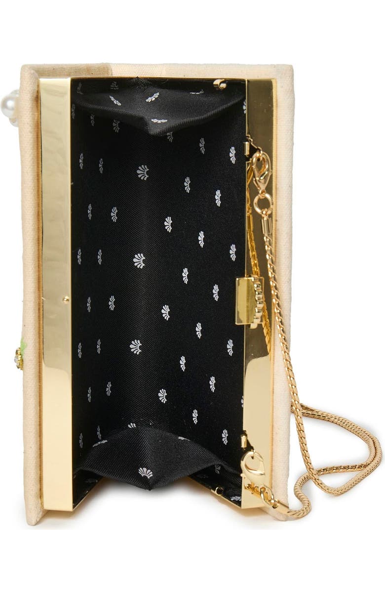 Lele Sadoughi The Nursery Alice Book Clutch, Alternate, color, Ivory