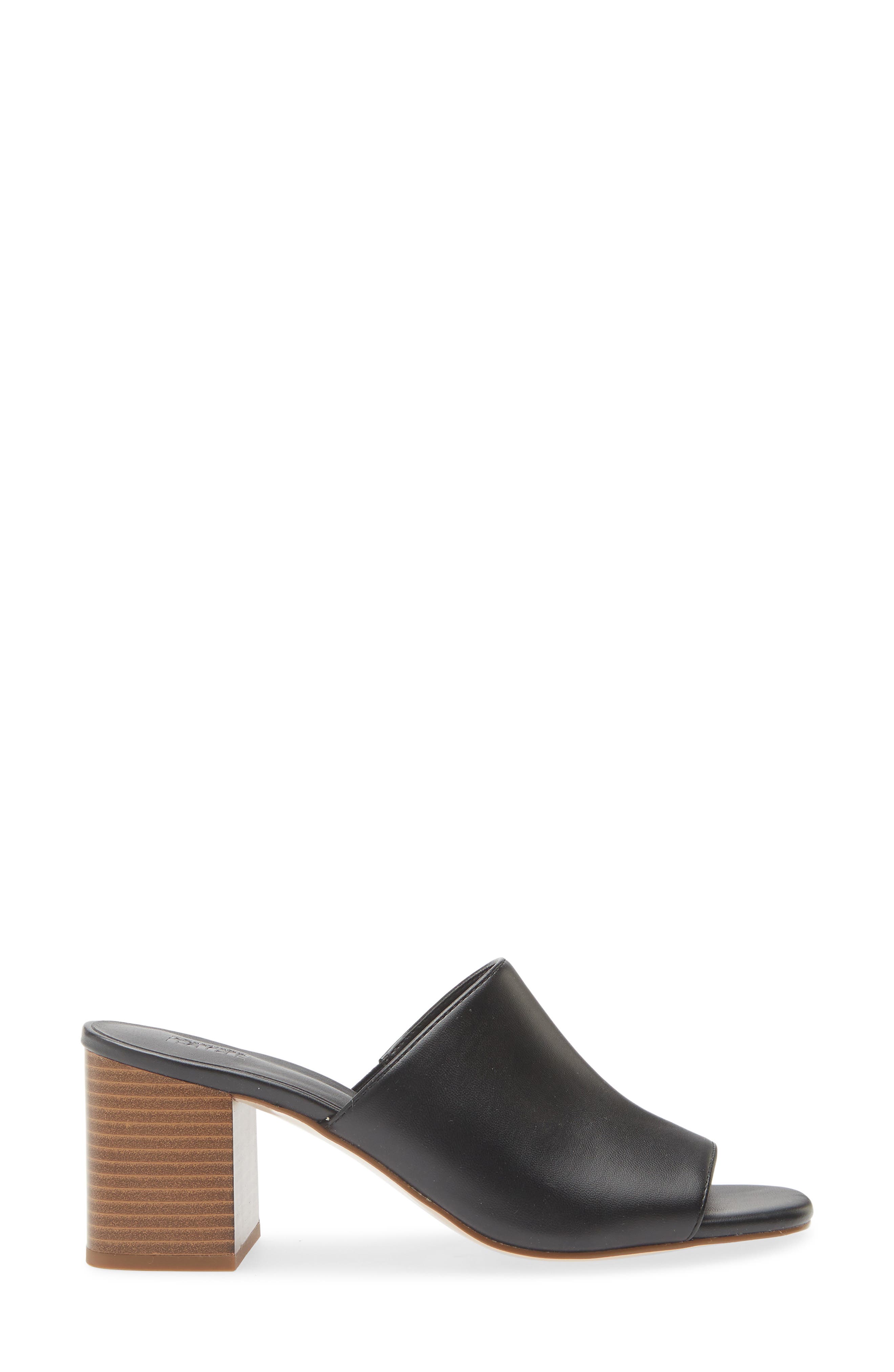 NORDSTROM RACK Lacey Block Heel Sandal, Alternate, color, Black