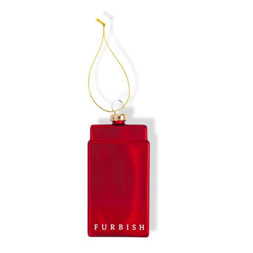 Furbish Matchbook Ornament In Red