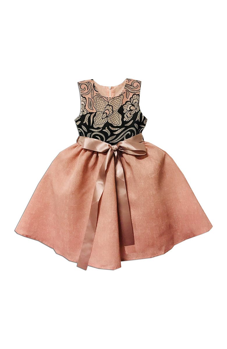 JOE-ELLA Kids' Aura Party Dress, Main, color, 