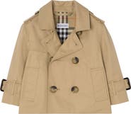Burberry Girls' Cotton Trench Jacket