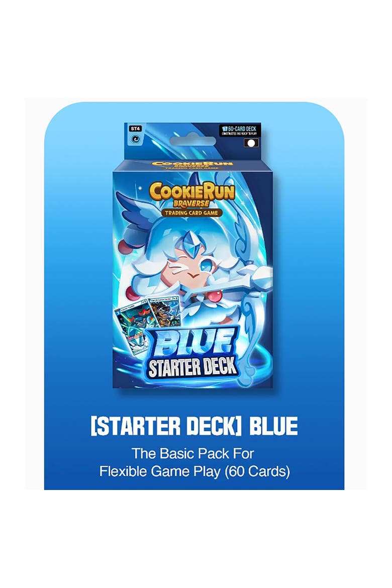 CookieRun Braverse Trading Card Game, Starter Deck Blue, Flexible Game Play, Alternate, color, Multicolored