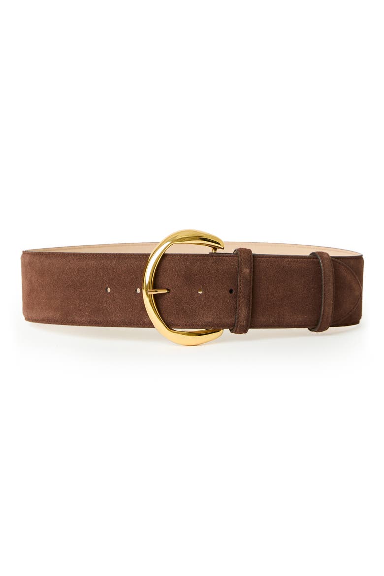 Florence Suede Belt, Main, color, CHOCOLATE GOLD