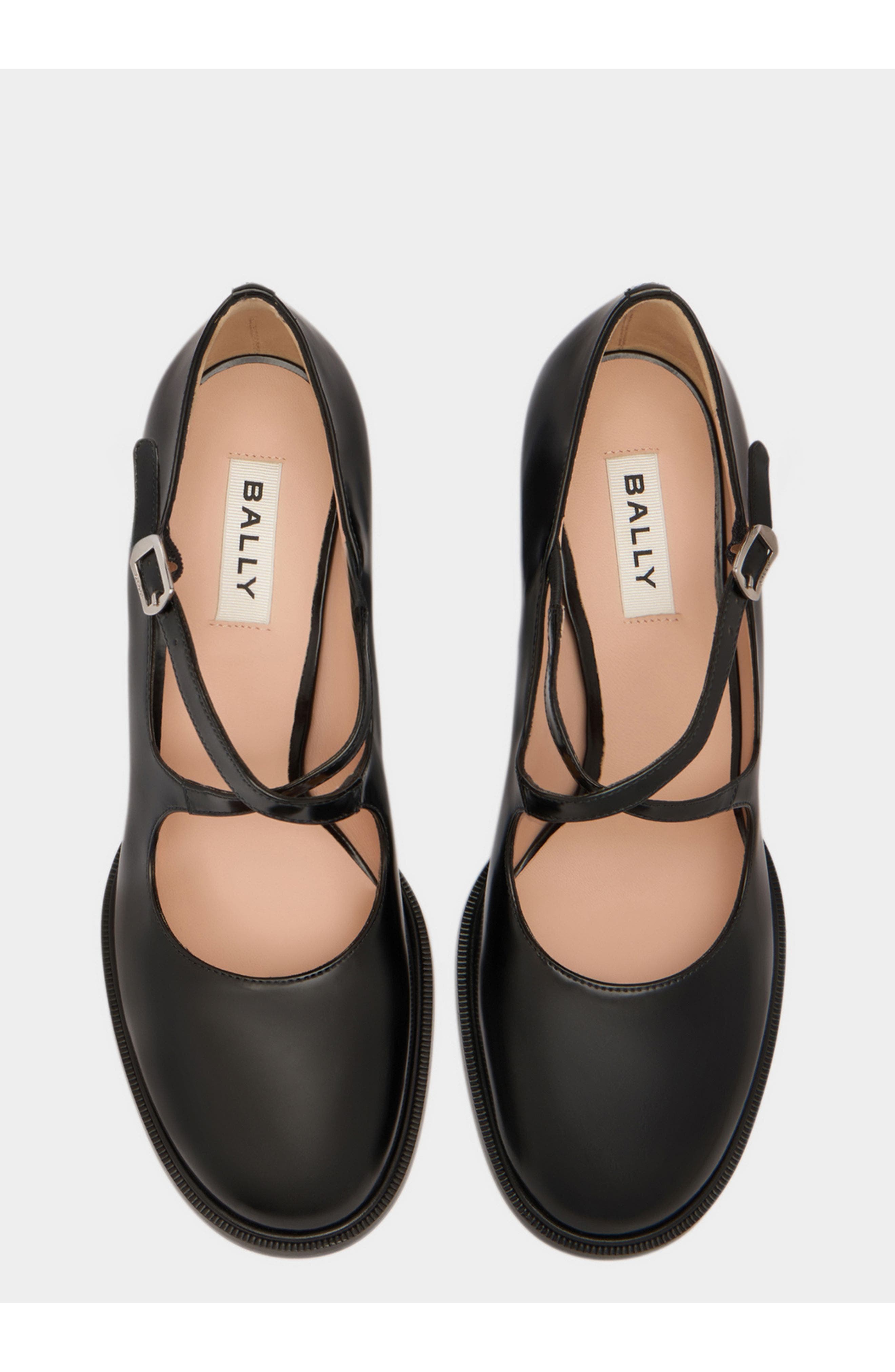 Bally Saule Mary-Jane Pump, Alternate, color, Black