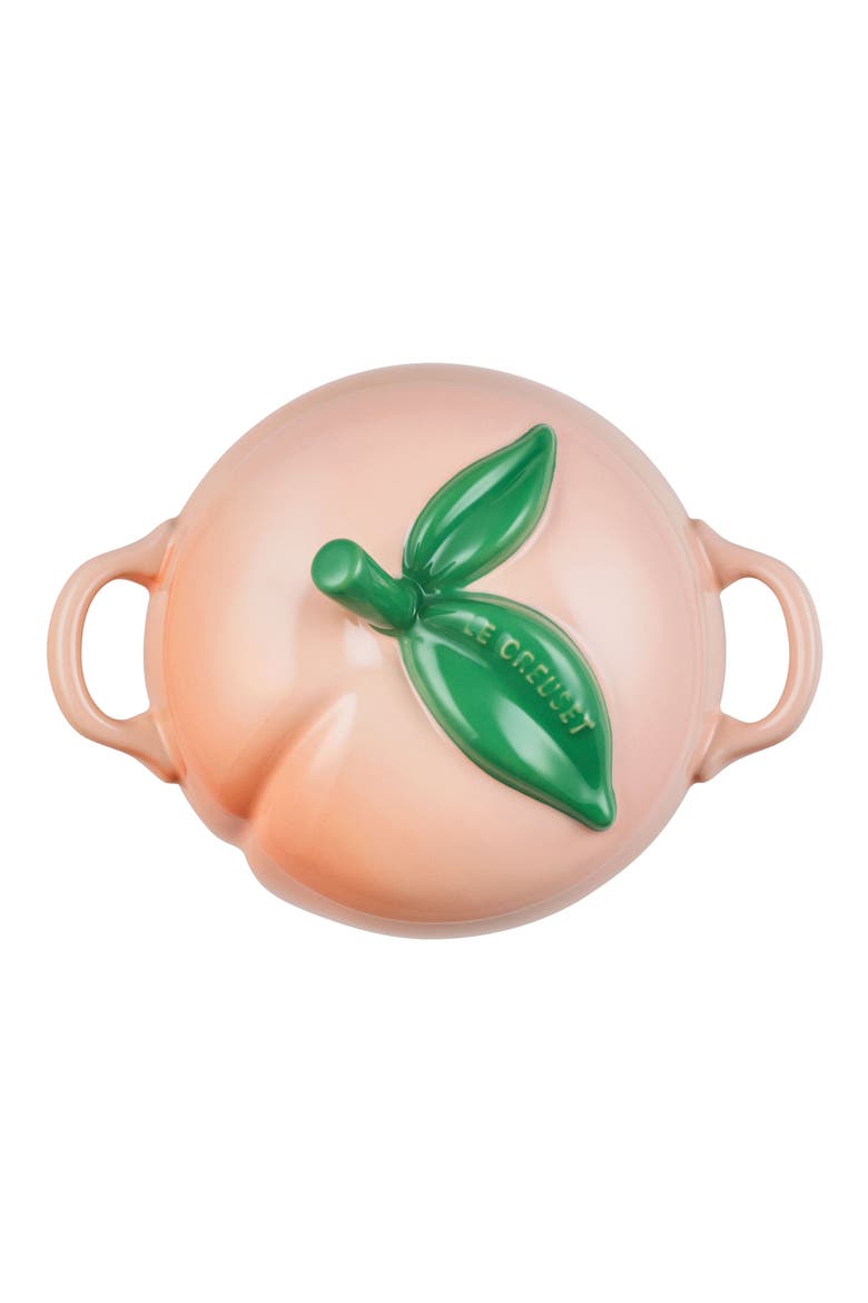 Peach Stoneware Mini Cocotte, Alternate, color, PECHE
