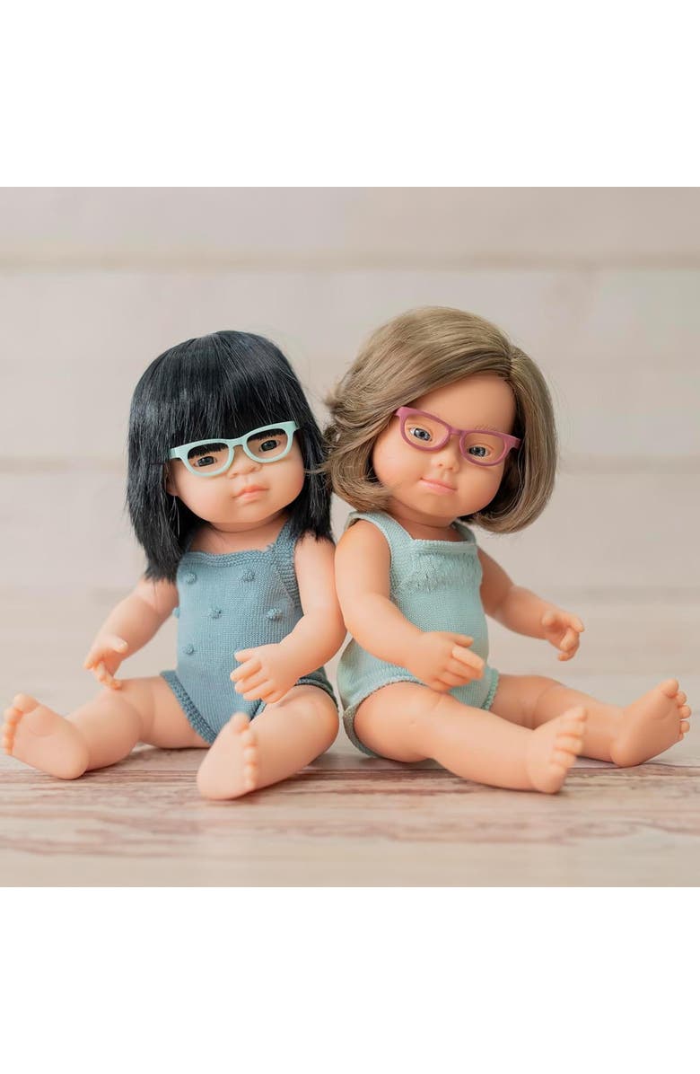 Miniland Doll Accessory Glasses for 15'' Dolls, Alternate, color, Blue-Green