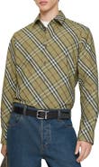 Burberry Relaxed Fit Check Cotton Shirt